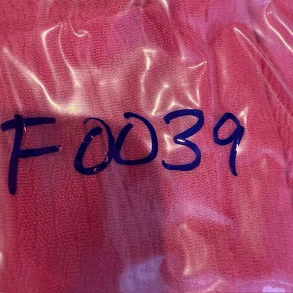 Smell the Roses Short Romper Deep Pink Elastic Waist and Neck w/Tie Size Large - Picture 11 of 11